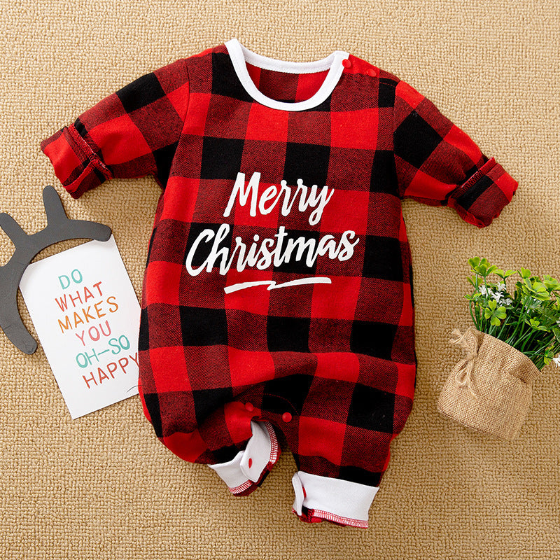 Christmas Cotton Baby Jumpsuit