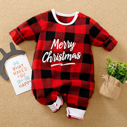 Christmas Cotton Baby Jumpsuit
