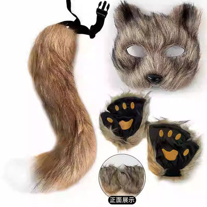 🐾 Cute Animal Paw Cosplay Accessories Set