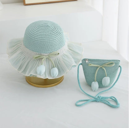 Children's Summer Straw Sun Hat