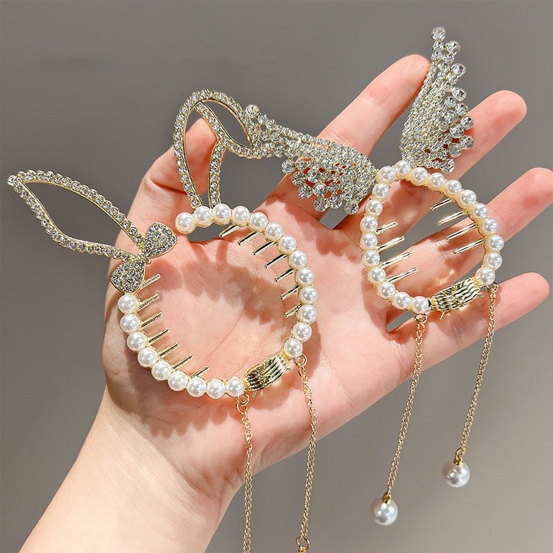 Girls' Tassel Ponytail Hair Clip