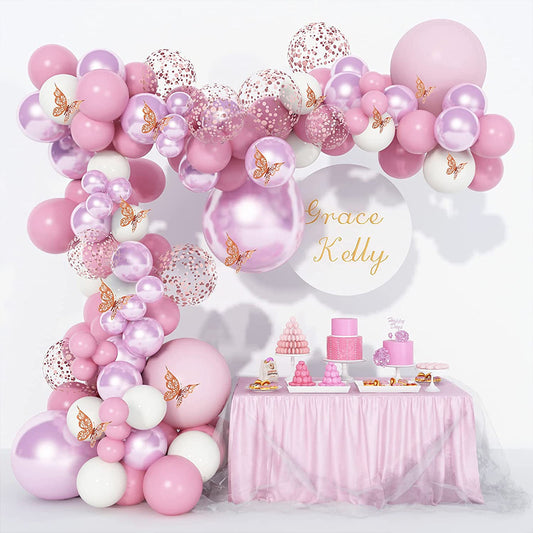 Metallic Balloon Decoration Set