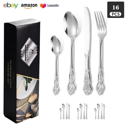 Royal Court 24-Piece Stainless Steel Western Cutlery Gift Set