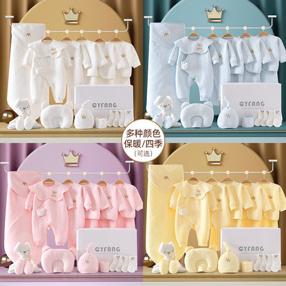 Coffret cadeau pour bébé – Vêtements et accessoires pour nouveau-né (toutes saisons)