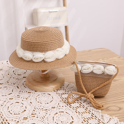Children's Summer Straw Sun Hat