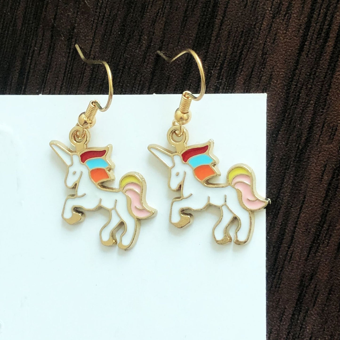 Christmas-themed alloy earrings