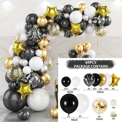 Metallic Balloon Decoration Set