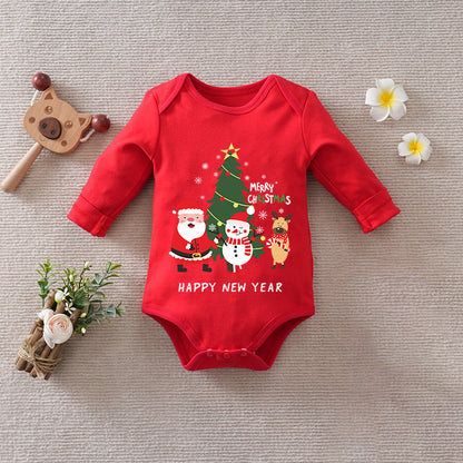 Christmas Cotton Baby Jumpsuit