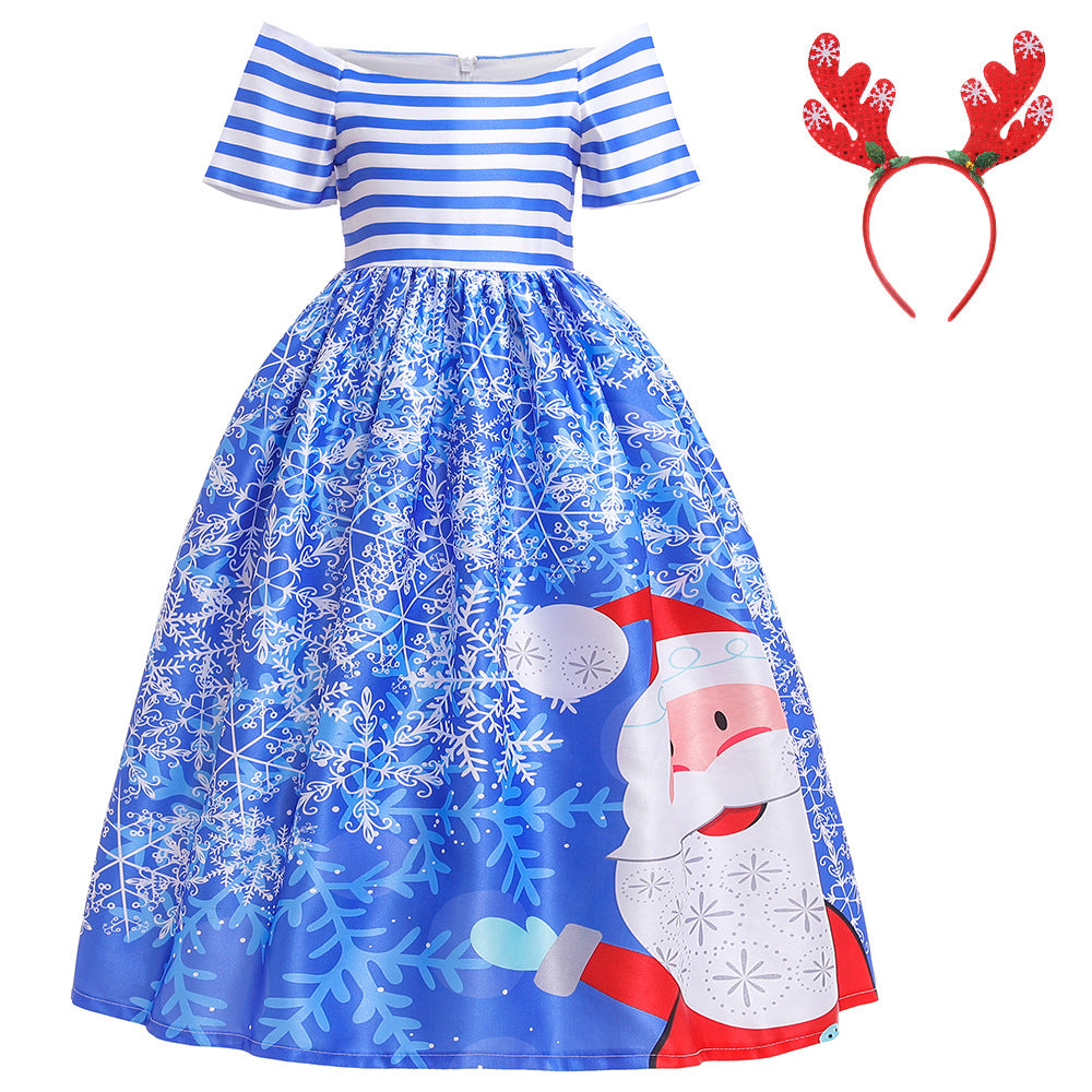 Girls’ Christmas Princess Dress