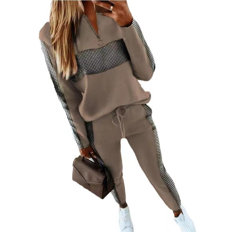 🌸Grauer Spleiß-Anzug für Damen - Globale OL-Mode
