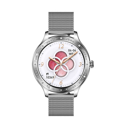 Montre connectée AK60 pour femme – Écran HD 1,27", résolution 360°, appels Bluetooth, design élégant et fonctionnel