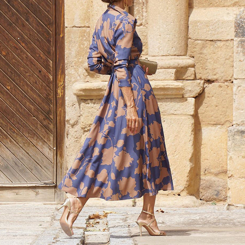 Printed Midi Dress