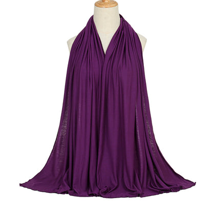 Solid Color Long Scarf