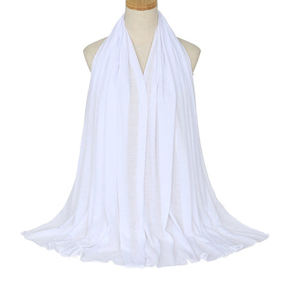Solid Color Long Scarf