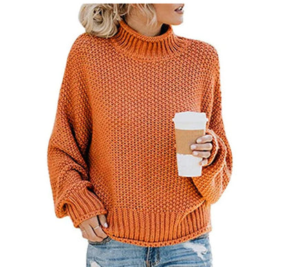 Women's Turtleneck Knit Sweater