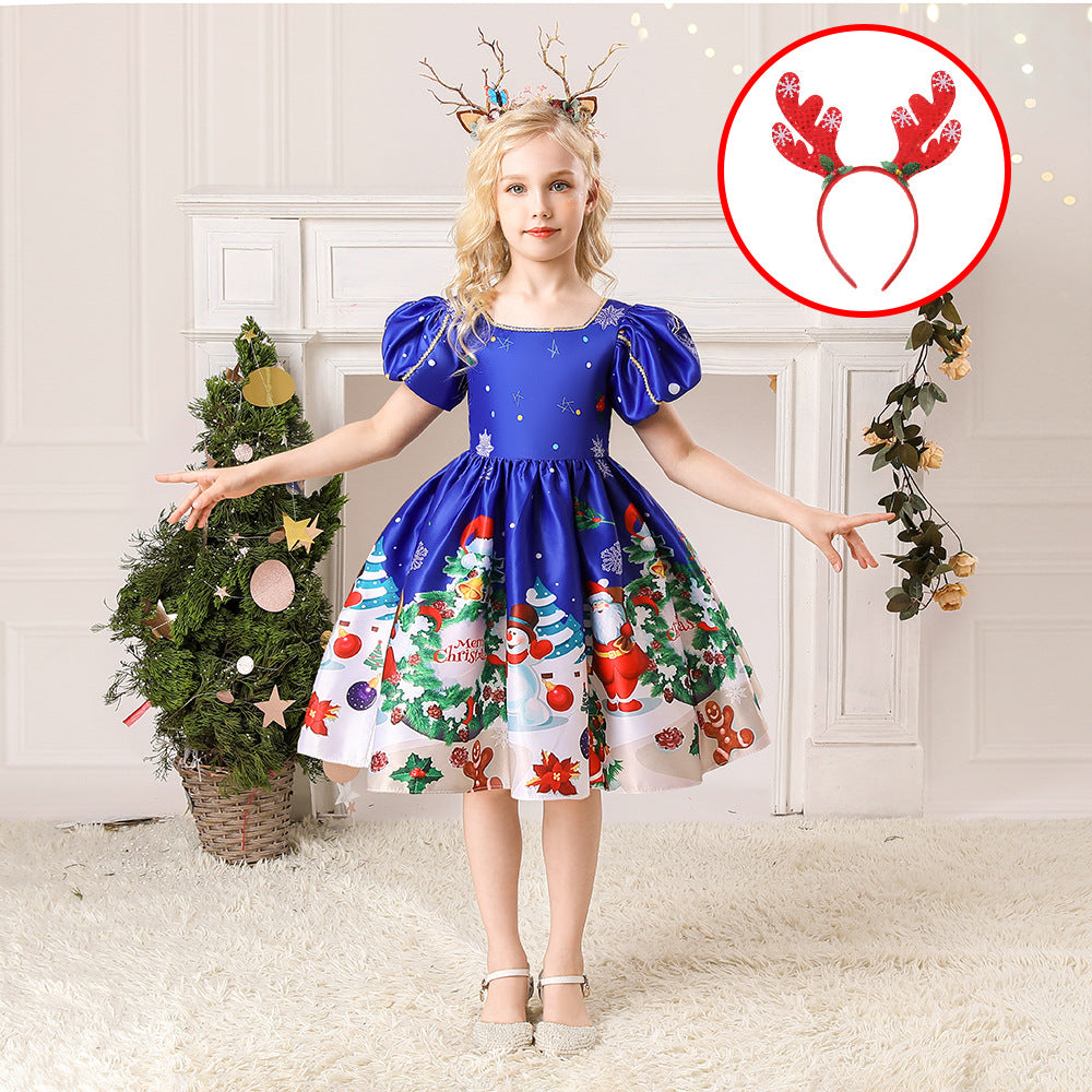 Girls’ Christmas Princess Dress