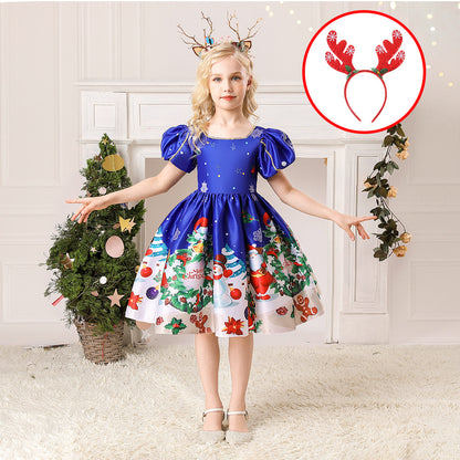 Girls’ Christmas Princess Dress