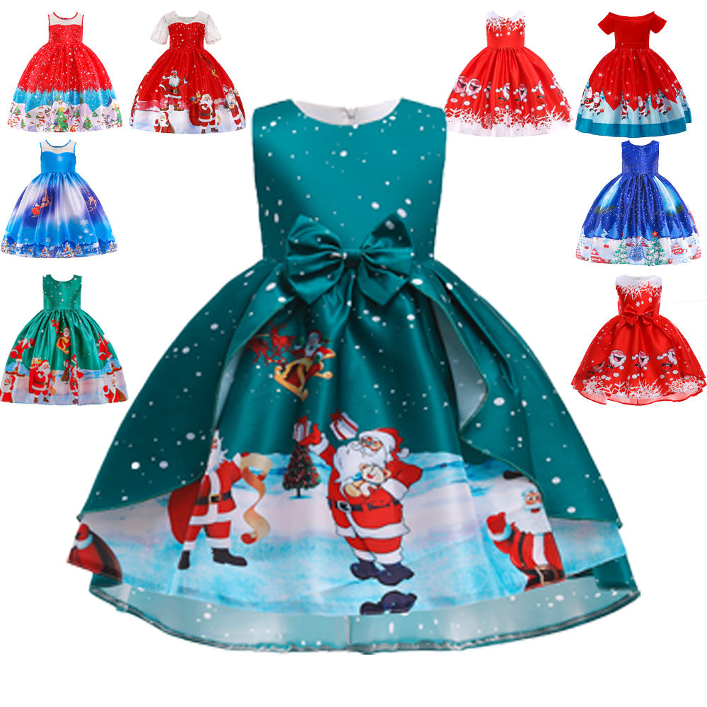 Girls’ Christmas Princess Dress