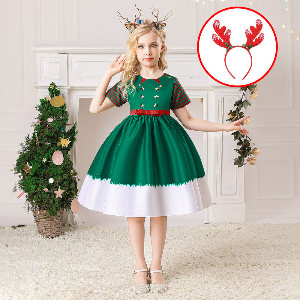 Girls’ Christmas Princess Dress