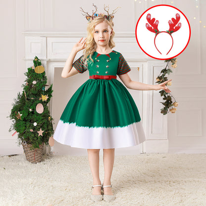 Girls’ Christmas Princess Dress
