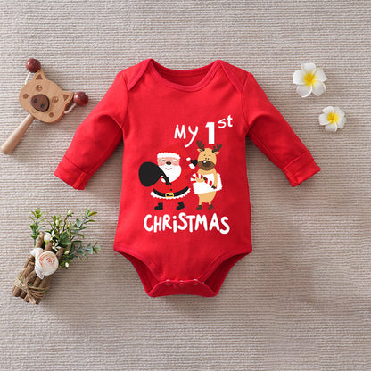 Christmas Cotton Baby Jumpsuit