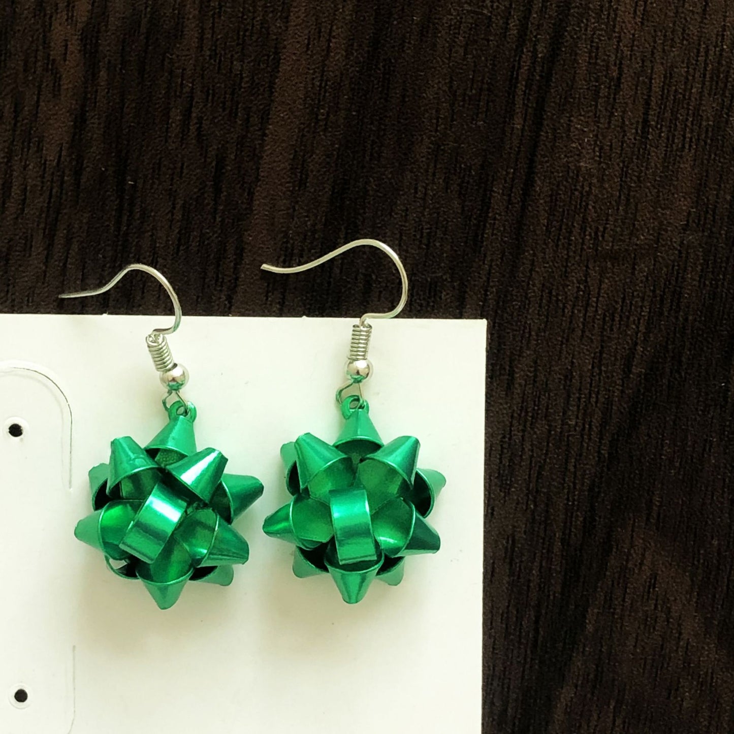 Christmas-themed alloy earrings