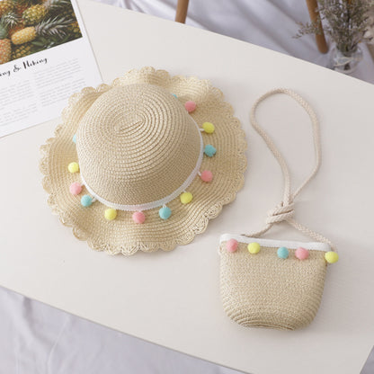 Children's Summer Straw Sun Hat