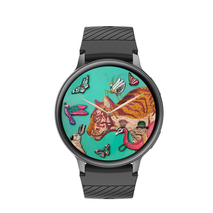 S53 Smart Watch – 1.39" round HD screen, Bluetooth calling, pedometer, multi-sports modes, and weather updates