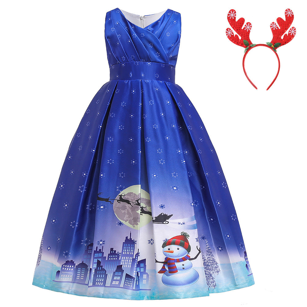 Girls’ Christmas Princess Dress