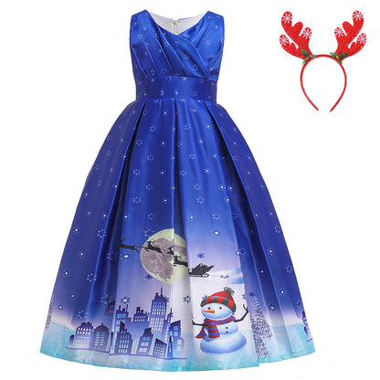Girls’ Christmas Princess Dress