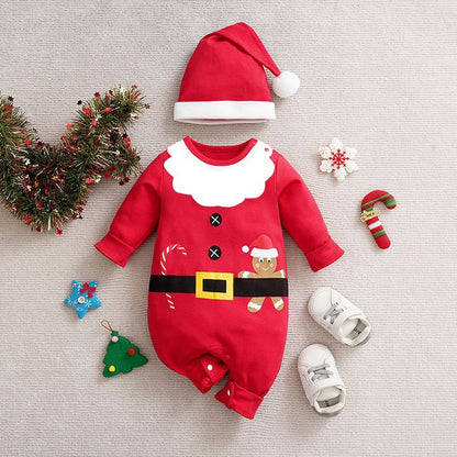 Christmas Cotton Baby Jumpsuit