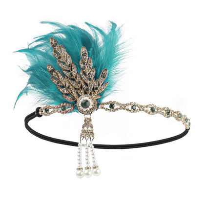 Feather Headband – Bold, vintage-style accessory