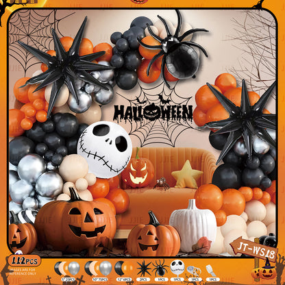 🎃 Halloween Balloon Arch Decoration Kit
