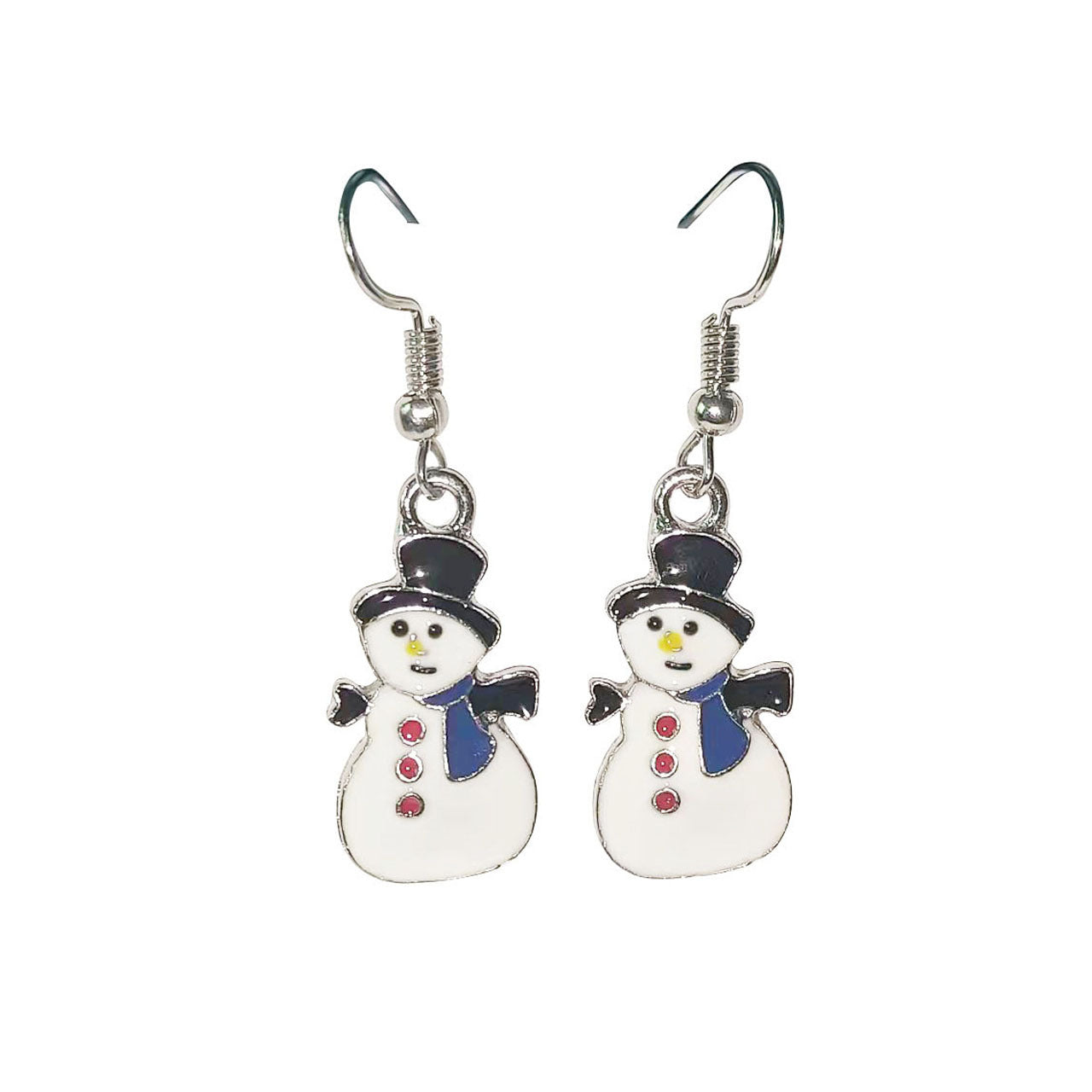 Christmas-themed alloy earrings