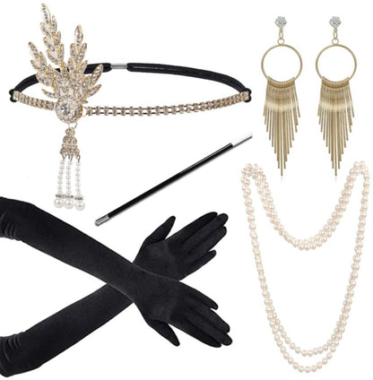 Full Set – European & American Style Tassel Headband