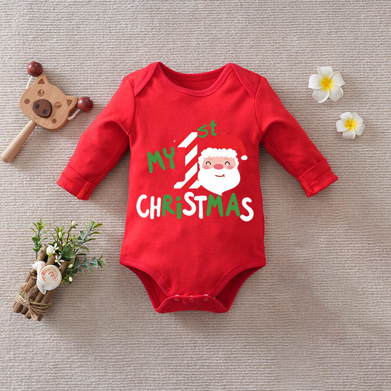 Christmas Cotton Baby Jumpsuit