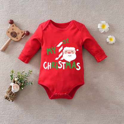 Christmas Cotton Baby Jumpsuit