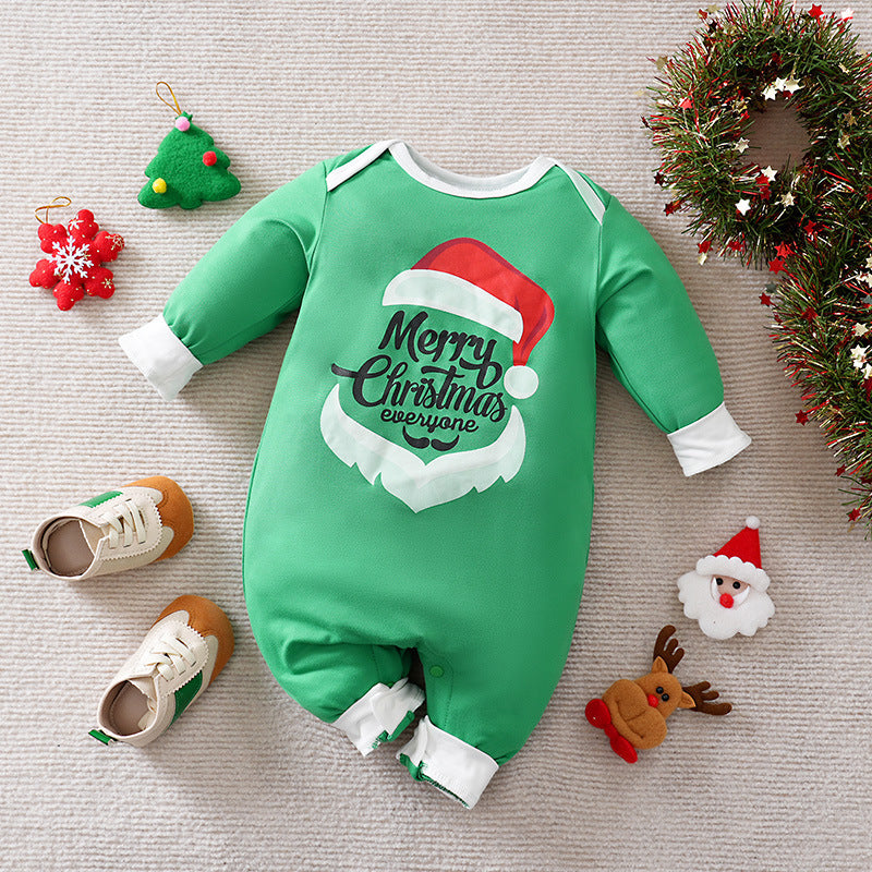 Christmas Cotton Baby Jumpsuit