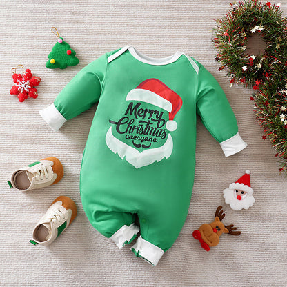 Christmas Cotton Baby Jumpsuit