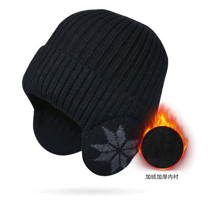 Men's ultra-thick winter wool hat