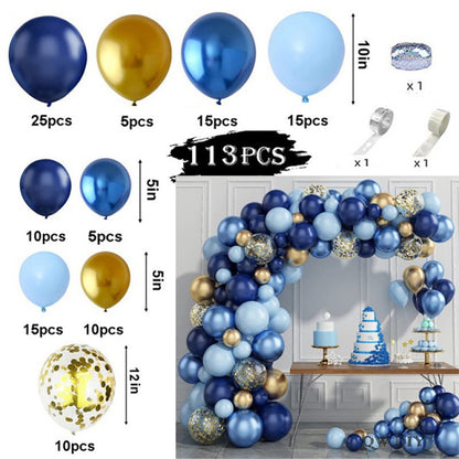 Metallic Balloon Decoration Set