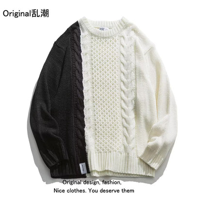 Color-Block Couple Sweater