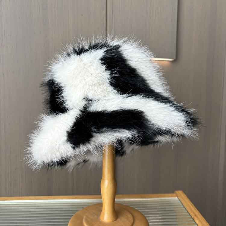 Women's Faux Fur Winter Bucket Hat
