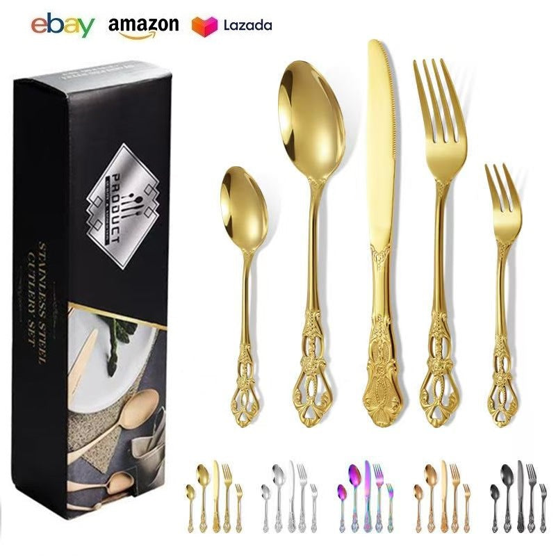 Royal Court 24-Piece Stainless Steel Western Cutlery Gift Set