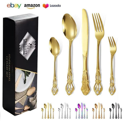 Royal Court 24-Piece Stainless Steel Western Cutlery Gift Set