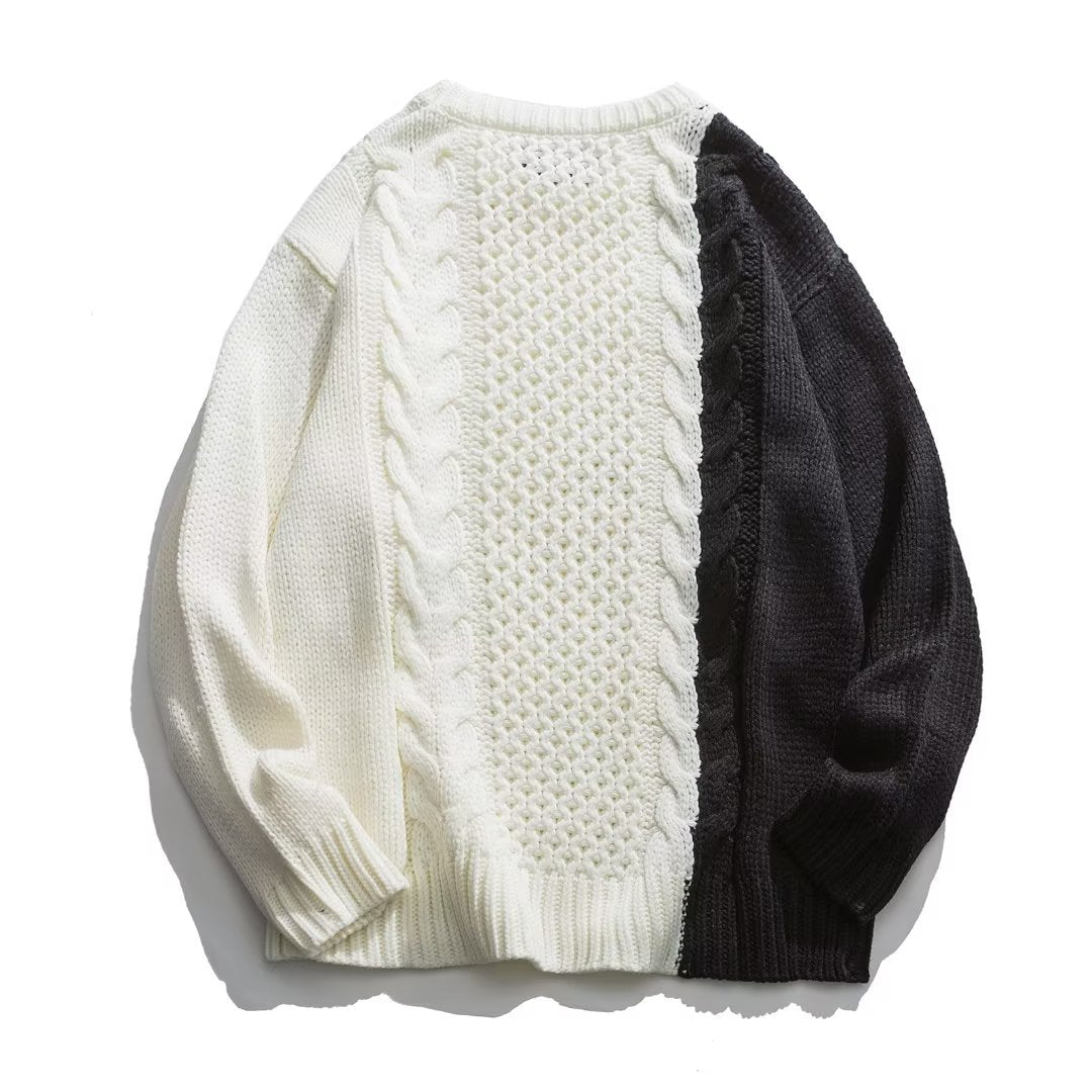 Color-Block Couple Sweater