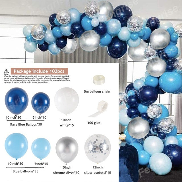 Metallic Balloon Decoration Set