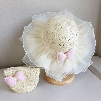Children's Summer Straw Sun Hat