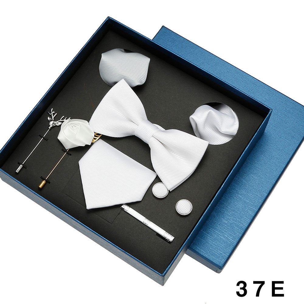 Coffret cadeau de luxe cravate et nœud papillon