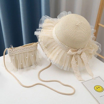Children's Summer Straw Sun Hat